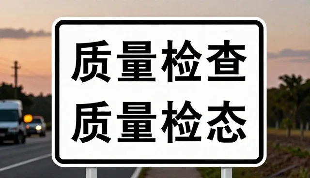交通标志牌质量检验的适用情况与限制